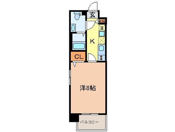 プレサンスｍｉｕ新栄(1101)の物件間取画像